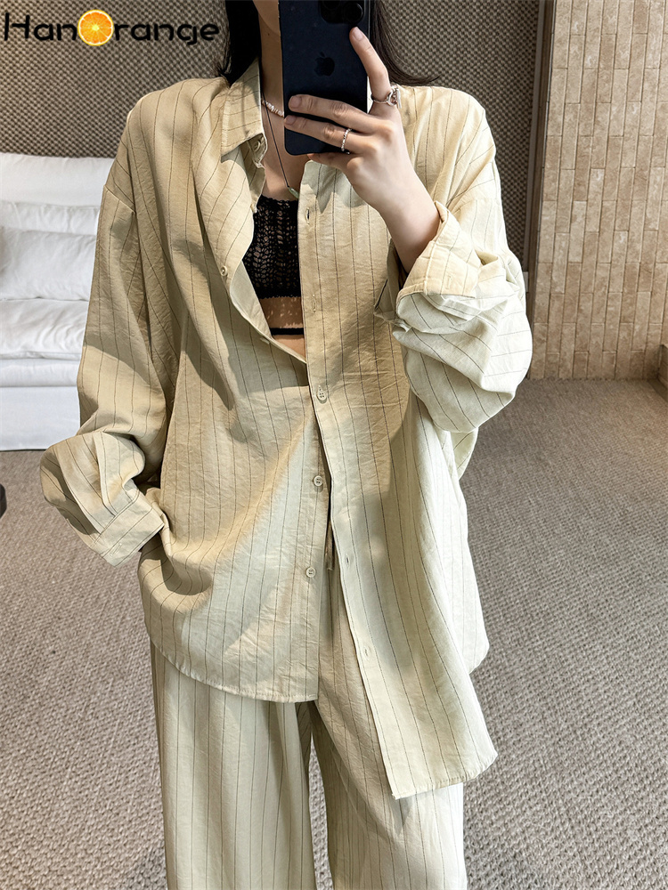 HanOrange 2026 Letni lniany ze – Linen Pant Wide recenzja i cena