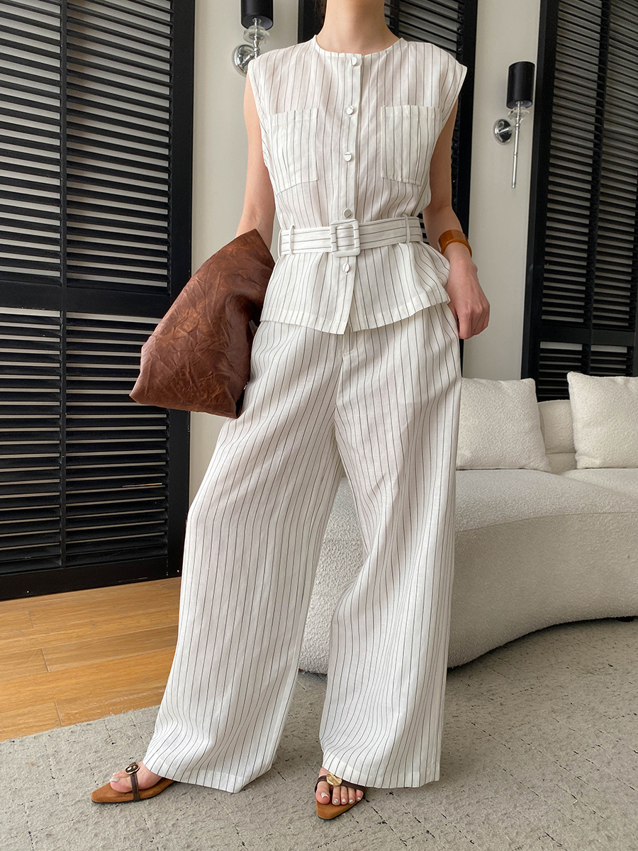 Letni damski zestaw: bluzka be – Linen Pant Wide recenzja i cena