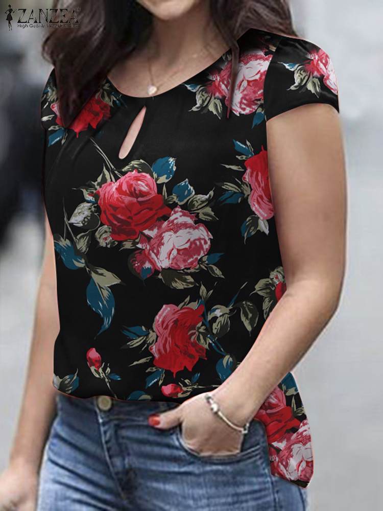 ZANZEA Summer Bohemian Short S – Romper Floral Print recenzja i cena