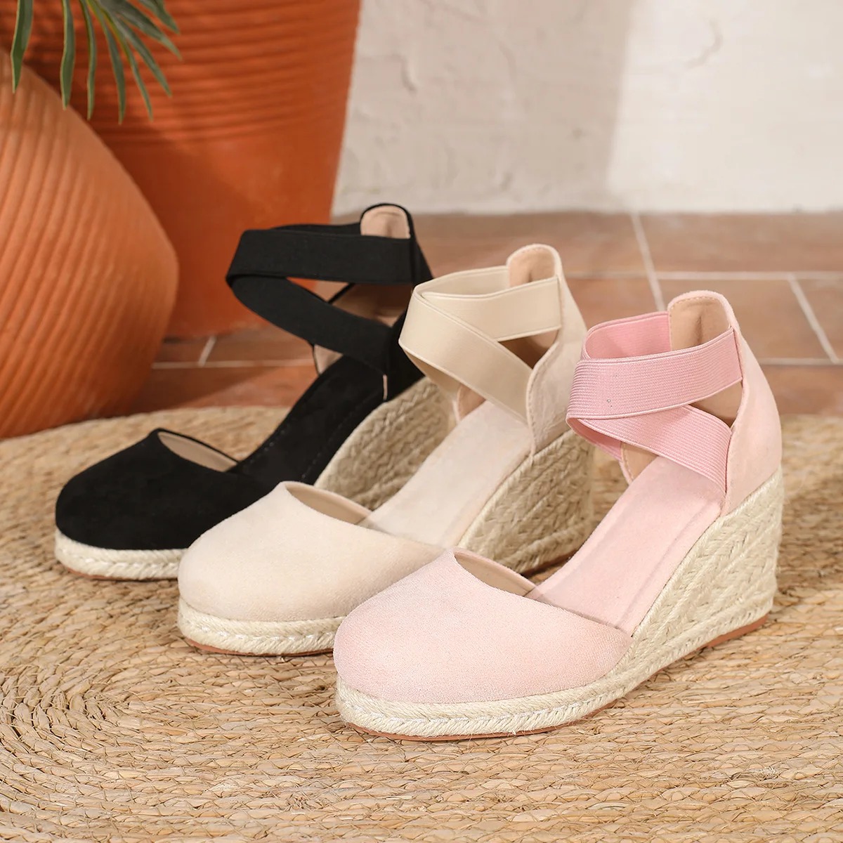 Damskie espadryle na koturnie  – Wedge Espadrille Women recenzja i cena