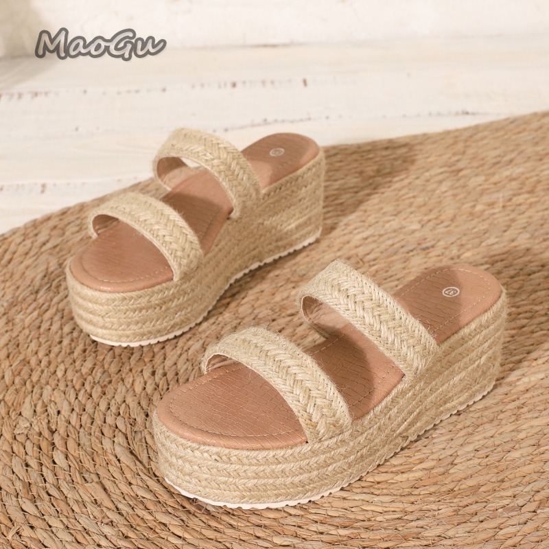 Espadryle na platformie, klapk – Wedge Espadrille Women recenzja i cena