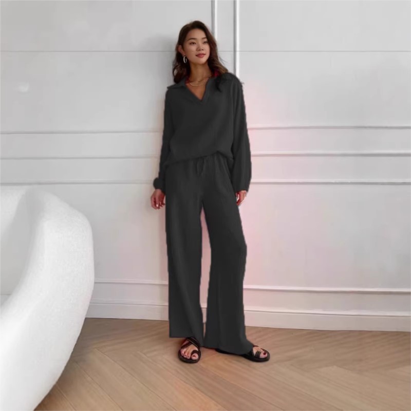 Damski dwuczęściowy komplet: b – Linen Pant Wide recenzja i cena