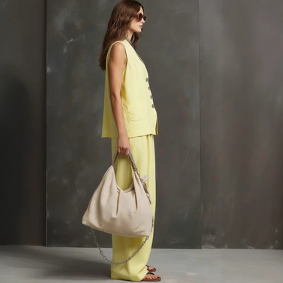 Letni damski komplet w stylu l – Linen Pant Wide recenzja i cena